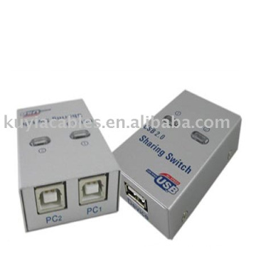 USB 2.0 Sharing Switch USB Switch 2 PC zu 1 Drucker / Scanner